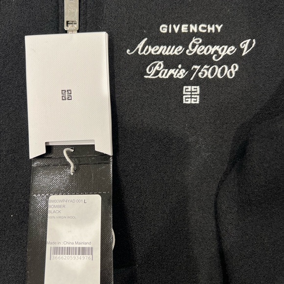 GIVENCHY Zip Embroidered Varsity Jacket - AUTHENTIC - Picture 6 of 11
